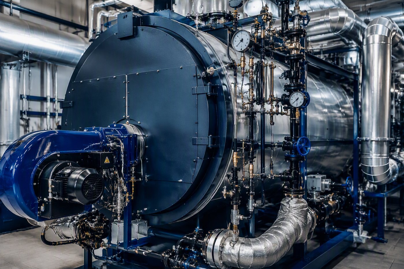 Caldera industrial para generación de vapor en procesos de ingenios azucareros